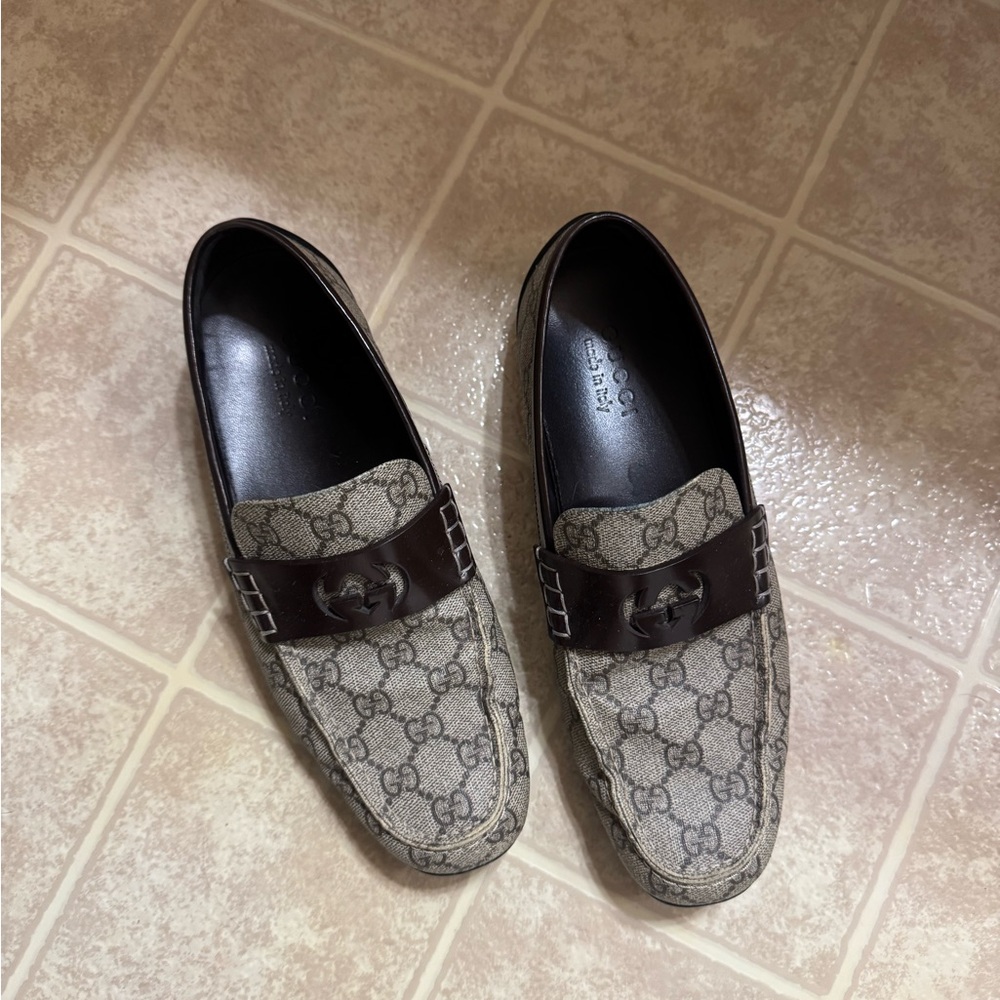 Gucci Brown Loafers Luxurious Slip-Ons